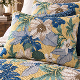Tropical Botanical Garden 100% Cotton Quilted Bedding Set