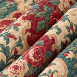 Vintage Rose Garden Quilted 3-Piece Bedding Set
