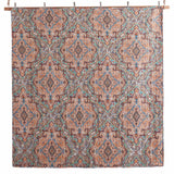 Vintage Paisley Boho 100% Cotton Quilted 3-Piece Bedding Set