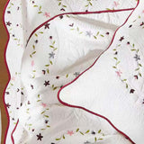 Meadow Vine Floral Quilted 3-Piece Bedding Set