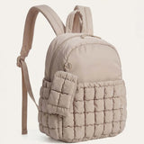 Chic Puffer Backpack with Detachable Mini Bag