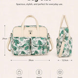 Fresh Tropical Leaves – Multifunctional Tote Bag with Spacious Storage for Travel & Everyday Use