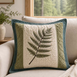 Pacific Northwest Forest Quilted Pillow Case