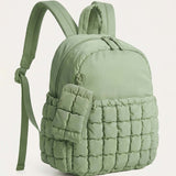 Chic Puffer Backpack with Detachable Mini Bag