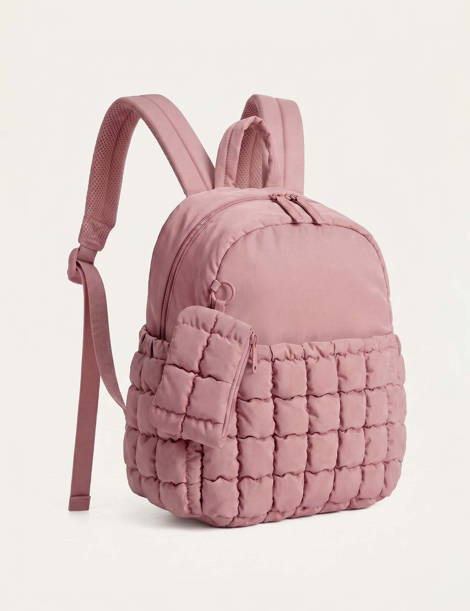 Chic Puffer Backpack with Detachable Mini Bag