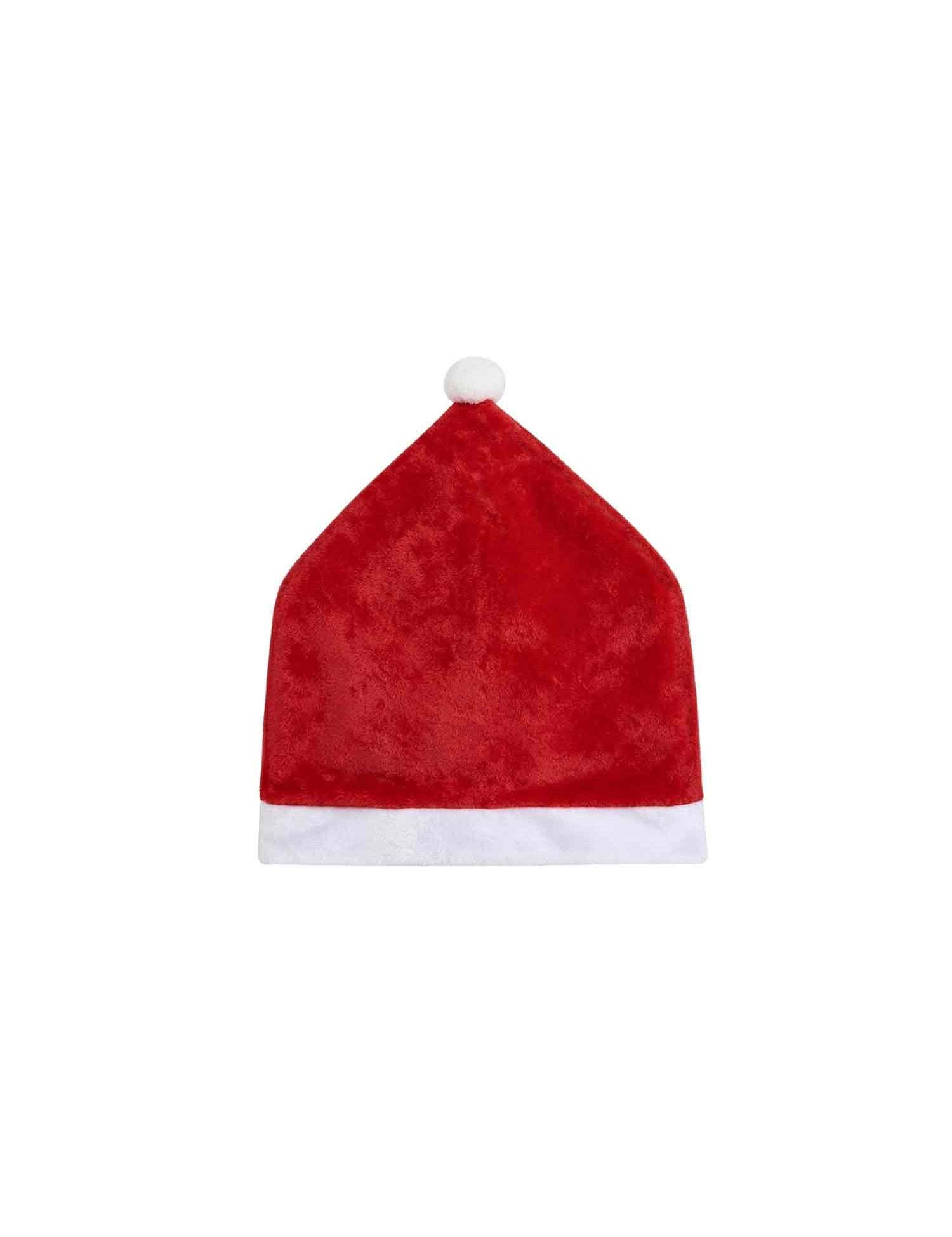 Santa Hat Style Christmas Chair Back Covers, Santa & Snowman Printed Xmas Dining Chair Slipcovers