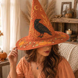 H.PAI Raven Autumn Harvest Quilted Witch Hat