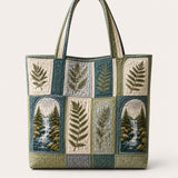 Pacific Northwest Forest  Quilted Tote Bag