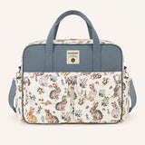 Cute Woodland Bunny – Multifunctional Tote Bag with Spacious Storage for Travel & Everyday Use