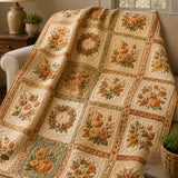 Pumpkin Harvest Quilted Blanket