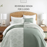 Pacific Northwest Forest Quilted 3-Piece Bedding Set