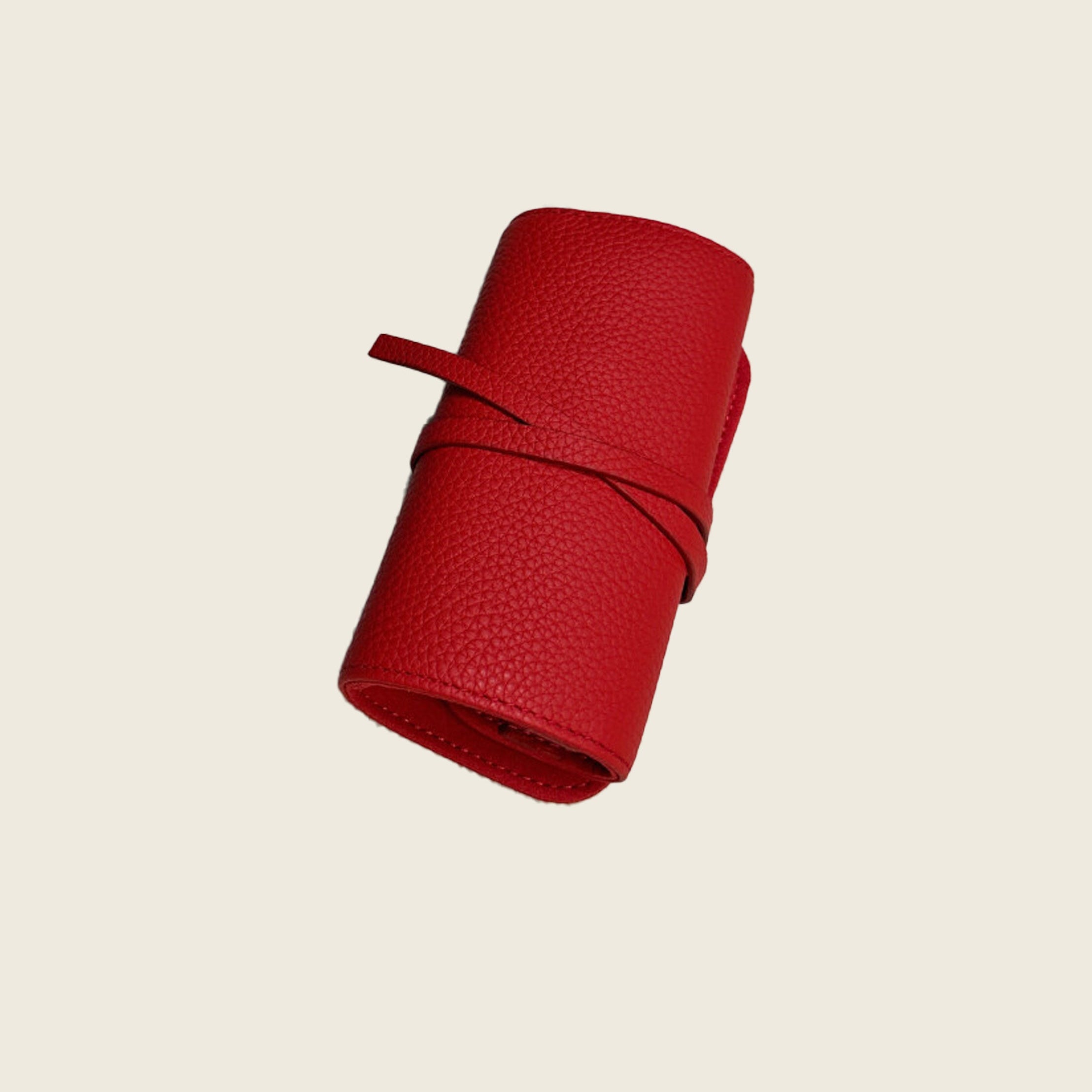Jewelry storage leather bag