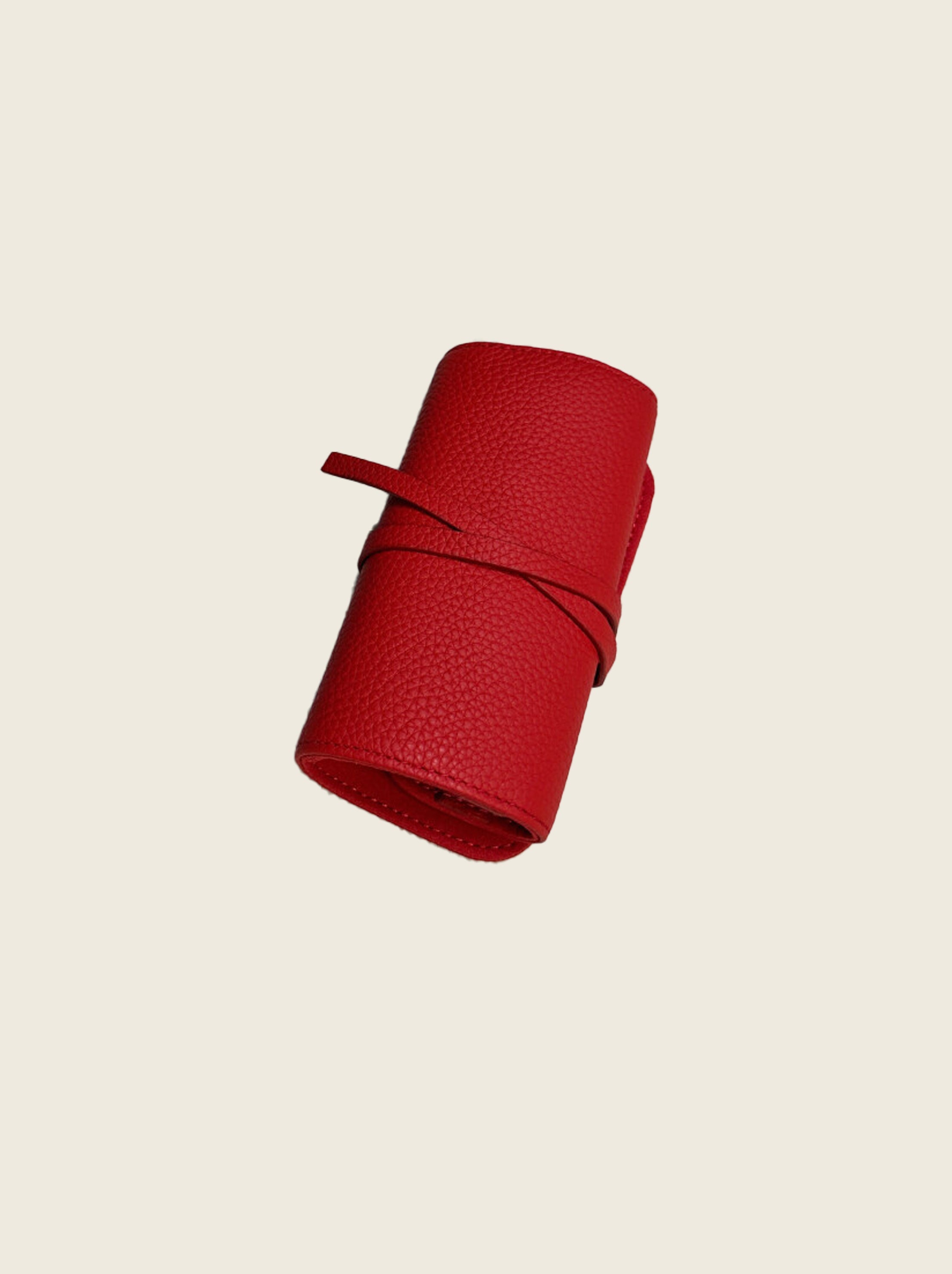 Jewelry storage leather bag