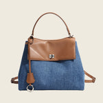 Double shoulder Denim Tote Bag