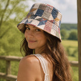 Heritage Patchwork Quilted Bucket Hat