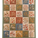 Autumn Botanical Patchwork Quilted 3-Piece Bedding Set