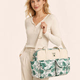 Fresh Tropical Leaves – Multifunctional Tote Bag with Spacious Storage for Travel & Everyday Use
