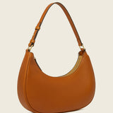 Hpai Crescent Bag In Leather - Acorn