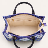 Iris Quilted Leather Strap Bible Handbag