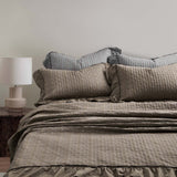 Petite Bow Ruffle Quilted 3-Piece Bedding Set