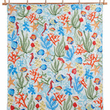 Coastal Coral Reef Reversible 100% Cotton Quilted 3-Piece Bedding Set