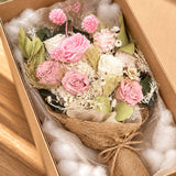 Blush Pink Romance Rose Preserved Bouquet