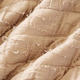 Solid 100% Cotton Bed Cover 3‑Piece Set Quilted