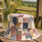 Heritage Patchwork Quilted Bucket Hat