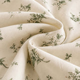 Vintage Botanical Floral 100% Cotton 3-Piece Duvet Cover Bedding Set