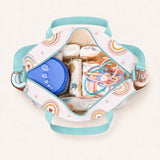 Sweet Boho Rainbow – Multifunctional Tote Bag with Spacious Storage for Travel & Everyday Use