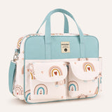 Sweet Boho Rainbow – Multifunctional Tote Bag with Spacious Storage for Travel & Everyday Use