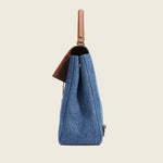Double shoulder Denim Tote Bag