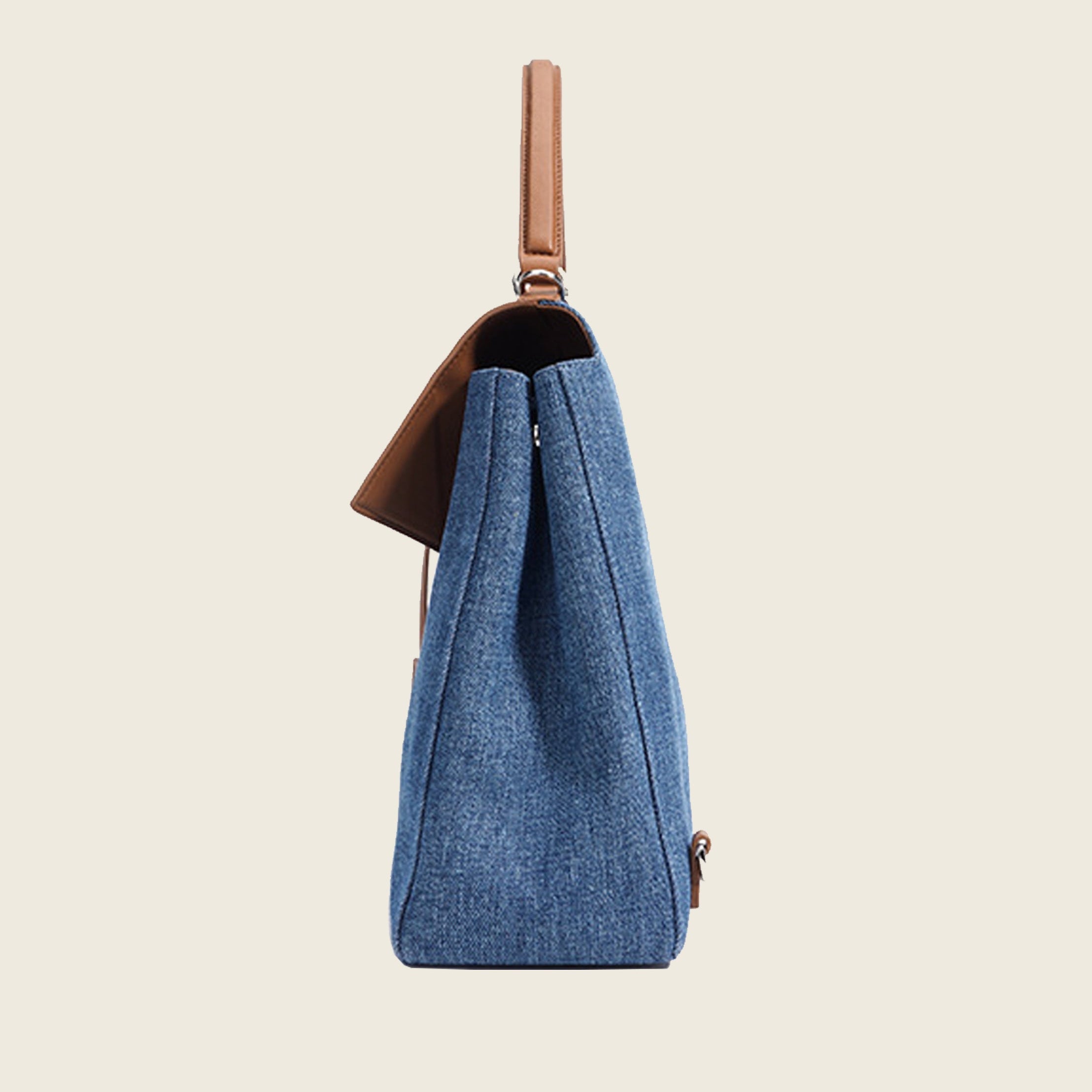 Double shoulder Denim Tote Bag