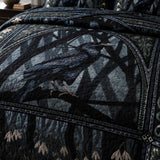 H.PAI Raven Shadow Forest Quilted 3-Piece Bedding Set