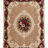 Vintage Rose Floral Quilted 3-Piece Bedding Set