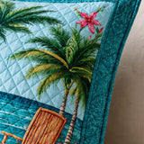 Shore Break Quilted Pillow Case