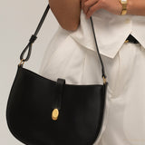 Hpai Clock Bag In Leather - Black