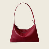 Minimalist soft leather hobo bag
