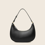 Hpai Crescent Bag In Leather - Black