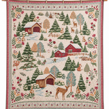 Woodland Cabin Deer Quilted 3-Piece Bedding Set