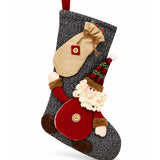 Rustic Christmas Character Stockings