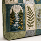 Pacific Northwest Forest  Quilted Tote Bag