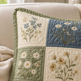 Wildflower Meadow Quilted Pillow Case