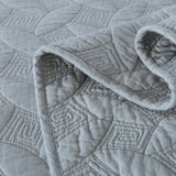 Braided Haven Quilted 3-Piece Bedding Set