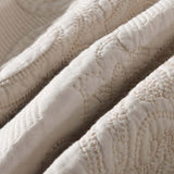 Damask Quilted 3-Piece Bedding Set