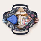 Midnight Garden Floral – Multifunctional Tote Bag with Spacious Storage for Travel & Everyday Use