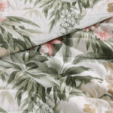 Island Orchid Quilted 3-Piece Bedding Set