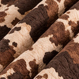 Western Brown Cowhide Print Quilted 3-Piece Bedding Set