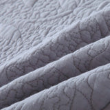 Serene Blossom 100% Cotton Floral Quilted Bedding Set