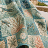 Sea Turtle Quilted Blanket